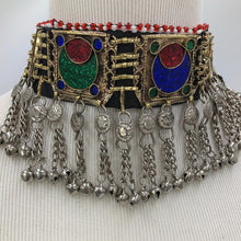 Load image into Gallery viewer, Ethnic Kuchi Dangling Bells Choker Necklace
