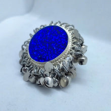 Load image into Gallery viewer, Ethnic Afghan Silver Kuchi Bells Ring
