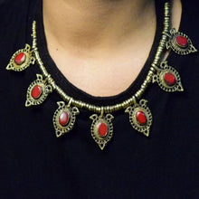 Load image into Gallery viewer, Vintage Statement Collar Choker Stones Necklace
