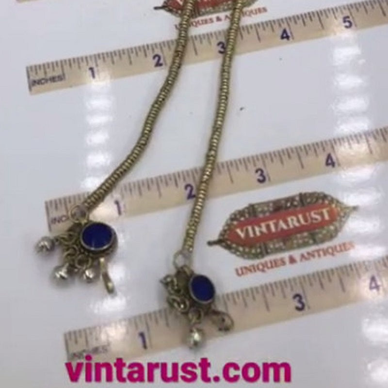 Traditional Antique Handmade Pair Anklets