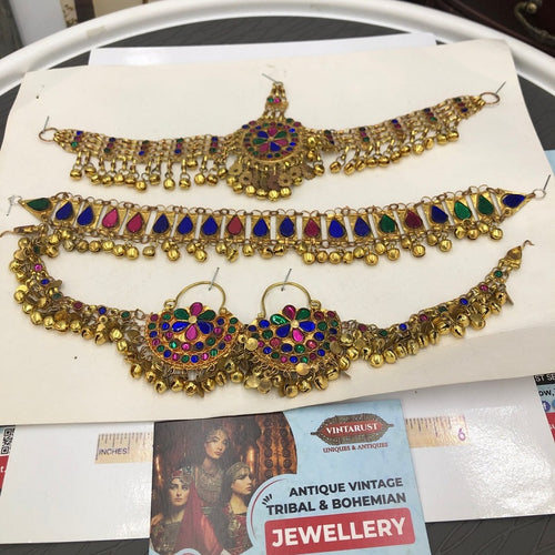 Tribal  Golden Jewelry Set