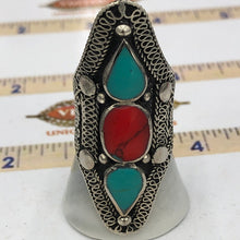 Load image into Gallery viewer, Three Stones Kuchi Ring
