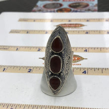 Load image into Gallery viewer, Tribal Antique Three Stones Ring
