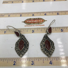 Load image into Gallery viewer, Tribal Handmade Glass Stone Earrings, Dangle Earrings
