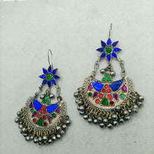 Load image into Gallery viewer, Multicolor Kuchi Vintage Massive Earrings
