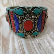 Load image into Gallery viewer, Handmade Nepalese Vintage Cuff Bracelet
