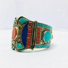 Load image into Gallery viewer, Handmade Nepalese Vintage Cuff Bracelet

