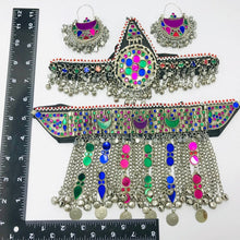 Load image into Gallery viewer, Silver Kuchi Handmade Tribal Jewelry Set
