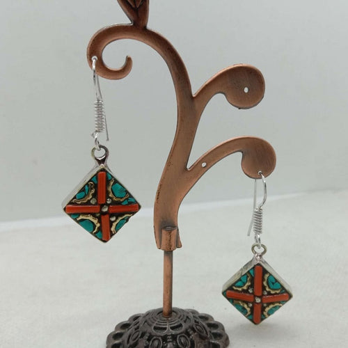 Nepalese Unique Light Weight Drop Earrings