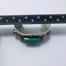 Load image into Gallery viewer, Tribal Kuchi Handcuff Bracelet With Stones and Beads
