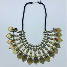 Load image into Gallery viewer, Vintage Coins and Metal Spikes Choker Necklace
