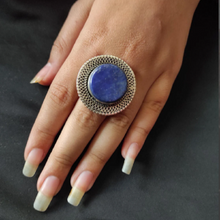 Load image into Gallery viewer, Ethnic Stone Ring and Set Of Two Cuff
