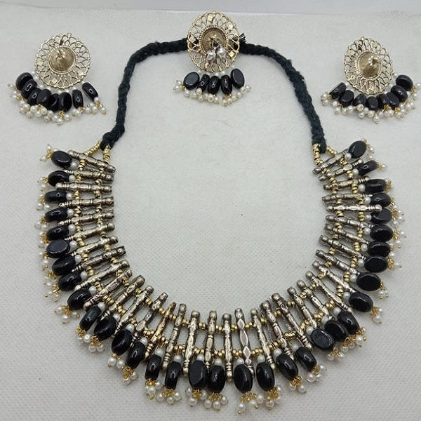Beads and Pearls Kuchi Jewelry Set