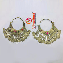 Load image into Gallery viewer, Kuchi Earrings With Long Tassels
