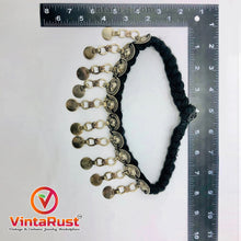 Load image into Gallery viewer, Tribal-inspired Black Choker Necklace
