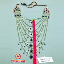 Load image into Gallery viewer, Silver Kuchi Multilayers Massive Bib Necklace
