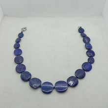 Load image into Gallery viewer, Lapis Lazuli Beaded Stone Necklace Choker, Tribal Stone Necklace
