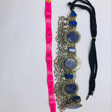 Load image into Gallery viewer, Handmade Bohemian Lapis Stone Belly Dance Belt
