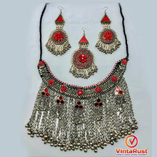 Load image into Gallery viewer, Antique Massive Tribal Jewelry Set

