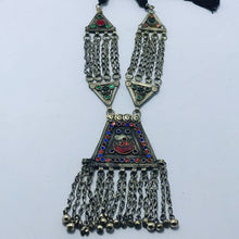 Load image into Gallery viewer, Vintage Kuchi Classic Pendant With Dangling Bells
