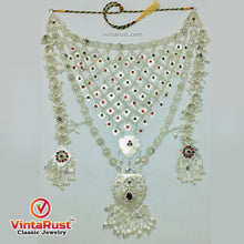 Load image into Gallery viewer, Massive Silver Kuchi Bib Necklace
