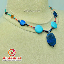 Load image into Gallery viewer, Multi Stones Beaded Vintage Necklace

