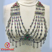 Load image into Gallery viewer, Vintage Afghan Kuchi Multicolor Necklace
