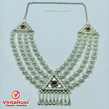 Load image into Gallery viewer, Multilayer Bib Necklace With Pendant
