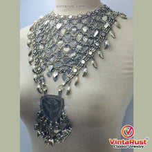 Load image into Gallery viewer, Oversized Silver Kuchi Massive Necklace
