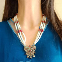 Load image into Gallery viewer, Pearls Beaded Chain Jewelry Set
