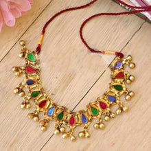 Load image into Gallery viewer, Traditional Golden Collar Choker Necklace
