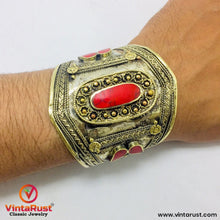 Load image into Gallery viewer, Tribal Afghani Kuchi Antique Cuff Bracelet
