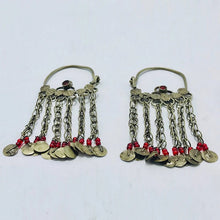 Load image into Gallery viewer,  Tribal Antique Earrings With Long Tassels
