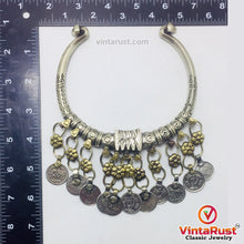 Load image into Gallery viewer, Tribal Coins Torque Choker Necklace
