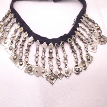 Load image into Gallery viewer, Tribal Afghan Dangling Tassels Choker Necklace
