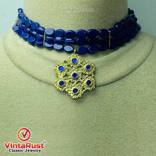 Load image into Gallery viewer, Tribal Handmade Stone Beaded Choker Necklace
