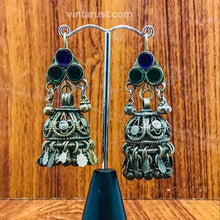 Load image into Gallery viewer, Antique Jhumka Earrings with Traditional Design
