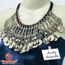 Load image into Gallery viewer, Tribal Vintage Long Charm Dangling Tassels Necklace
