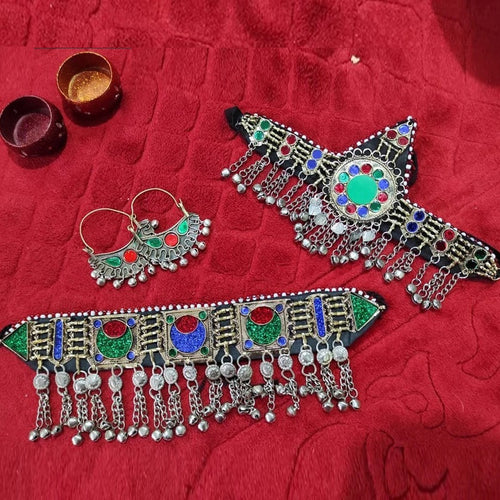  Traditional Matha Patti Chokers Jewelry Set