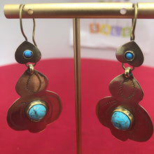 Load image into Gallery viewer, Turkman Style Tribal Dangling Earring
