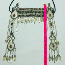 Load image into Gallery viewer, Turkmen Silver Tribal Kuchi Matha Patti, Massive Head Piece
