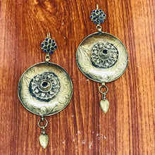 Load image into Gallery viewer, Turkmen Vintage Massive Dangle Earrings
