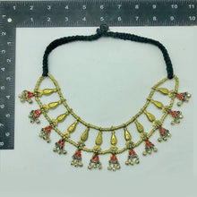 Load image into Gallery viewer, Unique Stylish Golden Tone Tribal Choker Necklace
