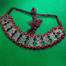 Load image into Gallery viewer, Vintage Afghan Kuchi Choker Necklace

