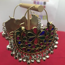 Load image into Gallery viewer, Vintage Tribal Earrings with Bells

