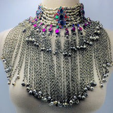 Load image into Gallery viewer, Vintage Gypsy Long Bells Oversized Choker Necklace
