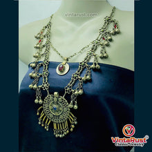 Load image into Gallery viewer, Vintage Kuchi Boho Bib Necklace
