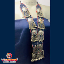Load image into Gallery viewer, Vintage Long Chain Turkmen Big Pendant Style Necklace
