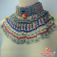 Load image into Gallery viewer, Vintage Massive Kuchi Choker Necklace
