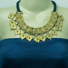 Load image into Gallery viewer, Tribal Vintage Multilayers Choker Necklace With Glass Stones
